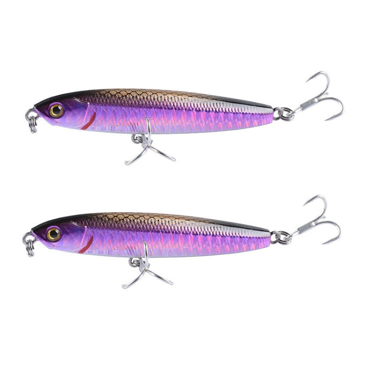 2 leurres durs CH79, coulants, à lancer loin, forme crayon, Spécifications : 10,4 cm 18 g