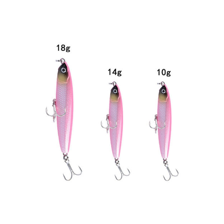 2 leurres durs CH79, coulants, à lancer loin, forme crayon, Spécifications : 10,4 cm 18 g