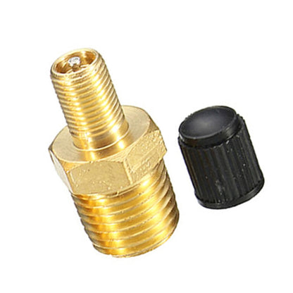 Threaded Nozzles Solid Nickel-Plated Brass Fuel Tank Filling Valve For Air Compressor, 5PCS 1/4 NPT, 5PCS 1/8 NPT