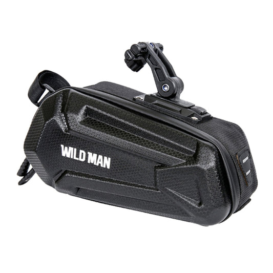 WILD MAN XT7 1.2L Sac de Selle de Vélo de Montagne en EVA Rigide Imperméable et Résistant à l'Usure, XT7(Sun), XT7(Twill)