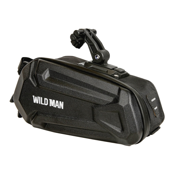 WILD MAN XT7 1.2L Mountain Bike EVA Hard Shell Waterproof Wear-resistant Tail Bag, XT7(Sun), XT7(Twill)