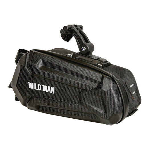 WILD MAN XT7 1.2L Sac de Selle de Vélo de Montagne en EVA Rigide Imperméable et Résistant à l'Usure, XT7(Sun), XT7(Twill)
