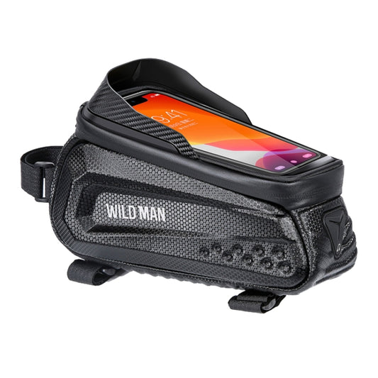 WILD MAN E10 1L Sac de cadre de vélo de montagne avec coque rigide EVA et écran tactile, E10