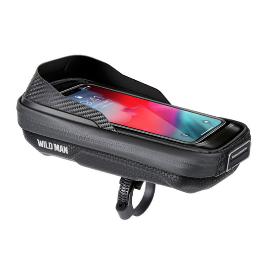 WILD MAN E16 EVA Sac de Guidon à Coque Dure avec Écran Tactile pour Équipement de Cyclisme, E16