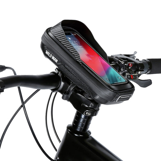 WILD MAN E16 EVA Sac de Guidon à Coque Dure avec Écran Tactile pour Équipement de Cyclisme, E16