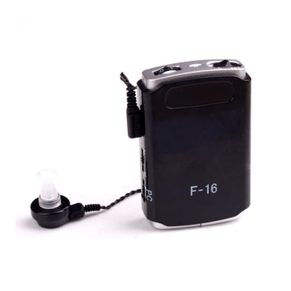 F-16 Pocket High Power Wired Box Mini Hearing Aid Sound Amplifier Receiver, F-16