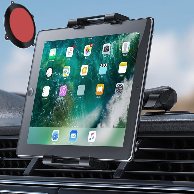 Support de téléphone pliable multifonction à ventouse pour tableau de bord de voiture, modèle : KS06, KS06 + plateau ordinaire, KS06 + plateau adhésif