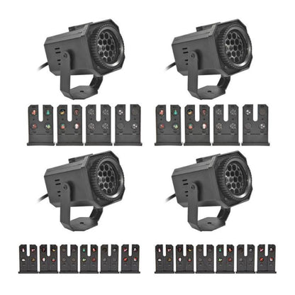 8W LED Christmas Colorful Rotating Laser Atmosphere Light Random Pattern Delivery