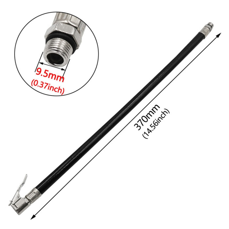 2 PCS Bicycle Car Tire Rubber Tube Pump Nozzle, Specification:, 9.5mm Black, 12.5mm Black, 9.5mm Blue, 12.5mm Blue