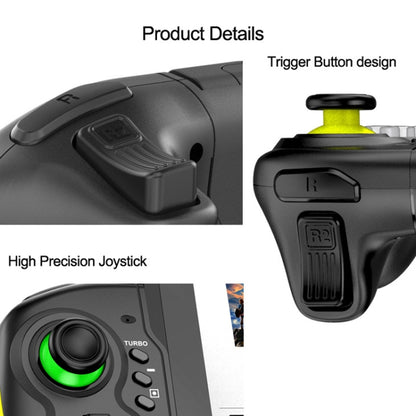 STK-7037 For Switch Game Controller with 6-axis Somatosensory Burst Function, STK-7037 (Yellow Green)