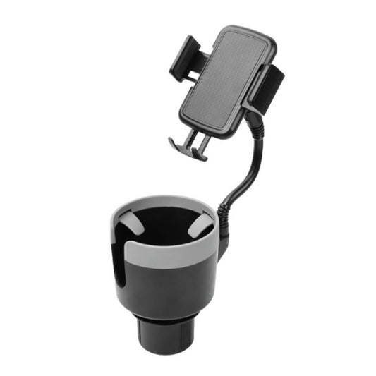 2 in 1 Multifunctional Car Cup Holder Extra Large Mobile Phone Holder, 2 In 1 Extra Large Gray, 2 in 1 Extra Large Black