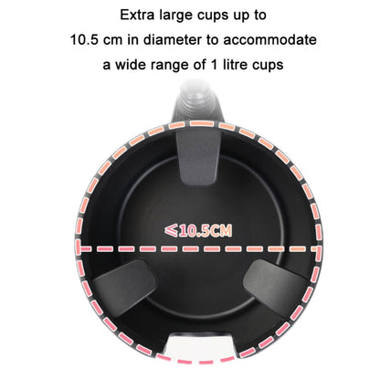 2 in 1 Multifunctional Car Cup Holder Extra Large Mobile Phone Holder, 2 In 1 Extra Large Gray, 2 in 1 Extra Large Black