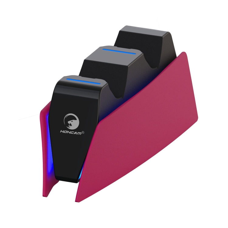 HONCAM For PS5 Gamepad Charger Dual Dock Charger