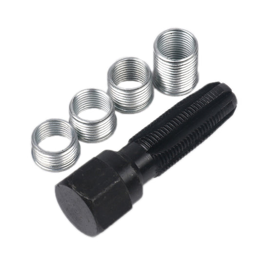 14mm Spark Plug Hole Thread Repair Tool Tap Regenerator, 5 PCS/Set