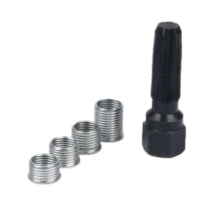 14mm Spark Plug Hole Thread Repair Tool Tap Regenerator, 5 PCS/Set