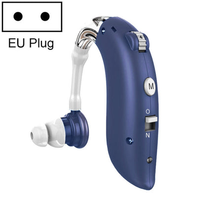 GM-105 Smart Noise Cancelling Ear-hook Rechargeable Elderly Sound Collector, Spec:, EU Plug(Skin Color), US Pulg(Skin Color), EU Plug(Blue), US Pulg(Blue)