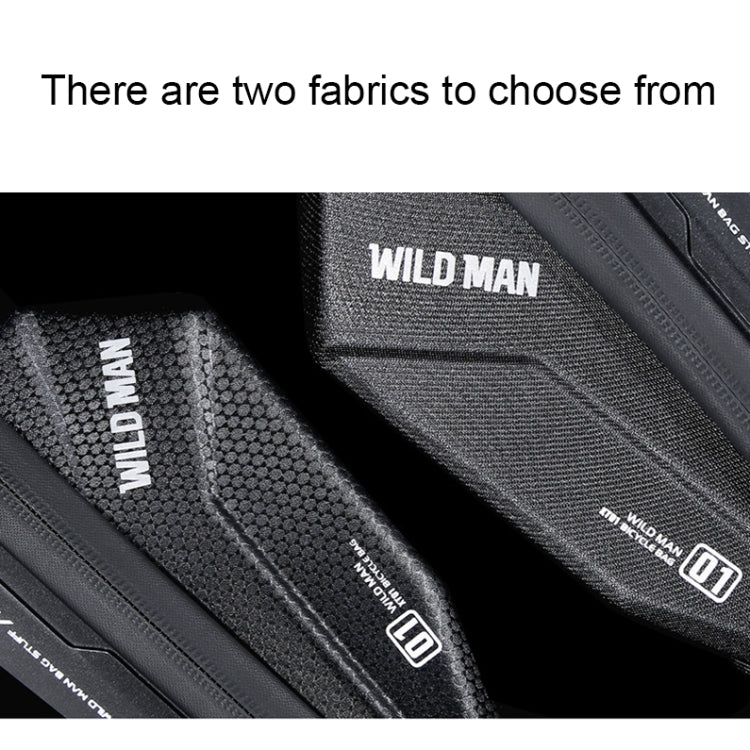 Sacoche de guidon WILD MAN XT1 1L pour vélo avec écran tactile en EVA, XT1 (Sergé), XT1 (Solaire)