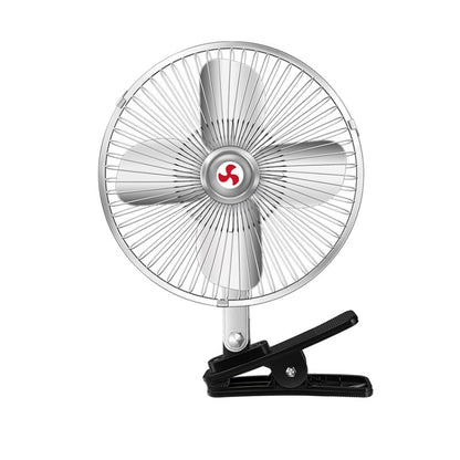 Car Powerful Fixing Clip Cooling High Wind Power Electric Fan, Specification:, 10 inch Metal 12V, 10 inch Metal 24V, 8 inch Black 12V, 8 inch Black 24V, 8 inch Metal 12V, 8 inch Metal 24V, 10 inch Black 12V, 10 inch Black 24V, 6 inch Black 12V