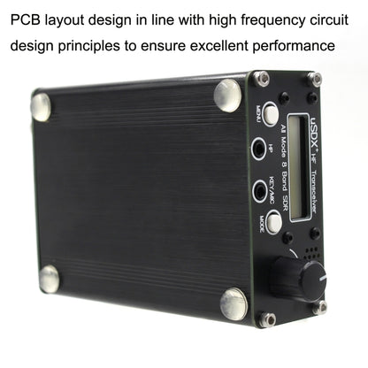 Usdr Usdx + V2 Plus 8 Band SDR Full Mode HF SSB QRP High Frequency Transceiver, Spec:, EU Plug, US Plug