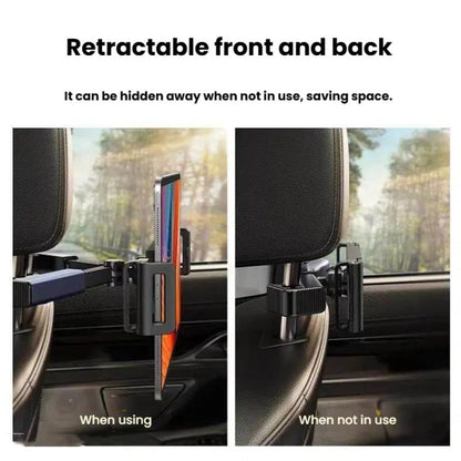 Car Rear Pillow Phone Tablet Bracket Rotatable Car Phone Holder