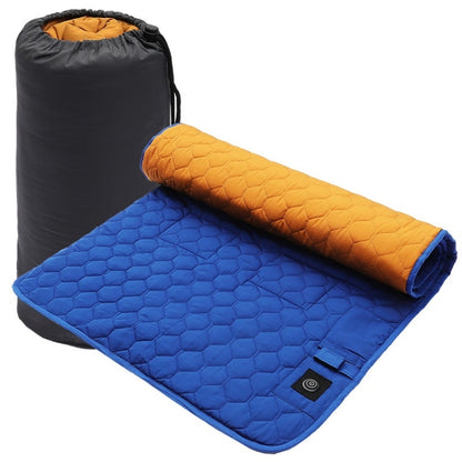 Winter USB Rechargeable Smart Seven Zone Heating  Anti-cold Sleeping Bag Pad, 198x62cm Black Gray, 198x62cm Blue Orange
