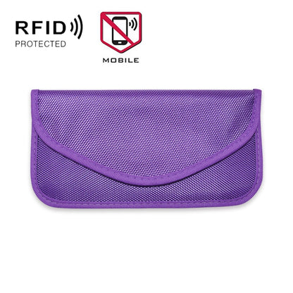 6.5 Inch Cell Phone Signal Shielding Bag Anti-location Isolated Signal RFID Storage Bag
