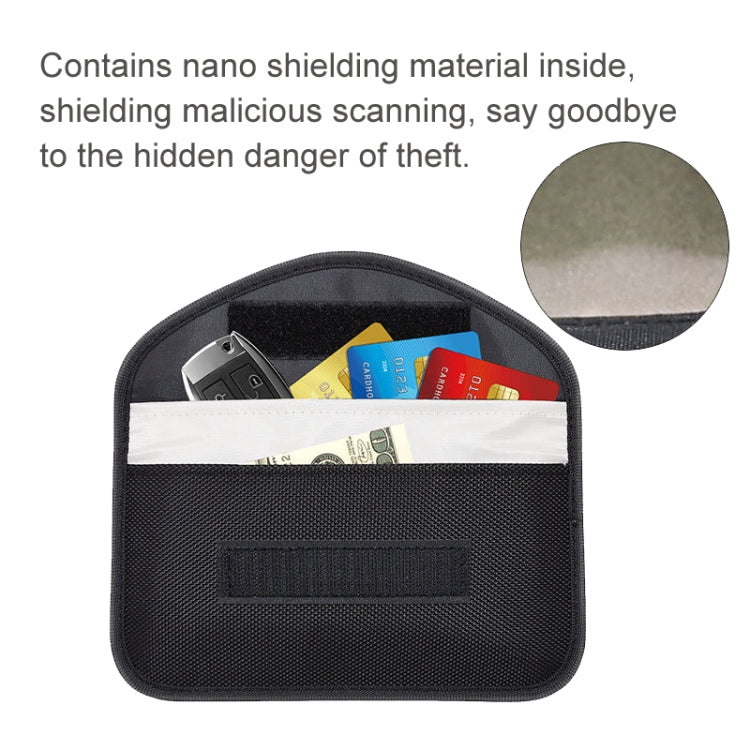 6.5 Inch Cell Phone Signal Shielding Bag Anti-location Isolated Signal RFID Storage Bag