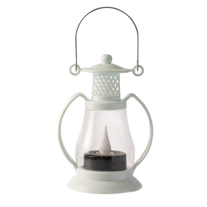 Retro Water-Drop Flame Lantern Ornament Christmas Scene Decoration Oil Light