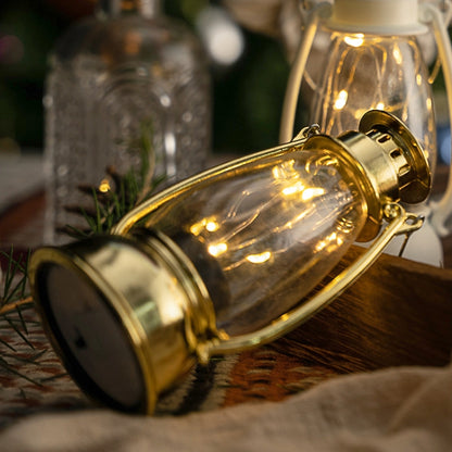 Retro Lantern Table Decoration Christmas Scene Decoration Simulation Oil Lamp