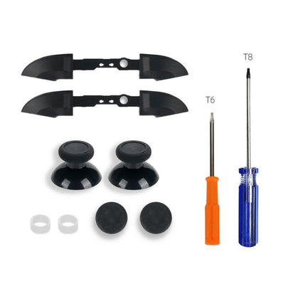Reparatur-Kit für Xbox Series X Controller enthält LB RB Bumper, Thumbstick-Kappen und Öffnungswerkzeuge, 10-in-1, 23-in-1, 11-in-1