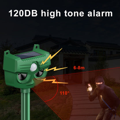 RC-543 Outdoor Solar Dog Repellent Infrared Ultrasonic Animal Bird Repellers