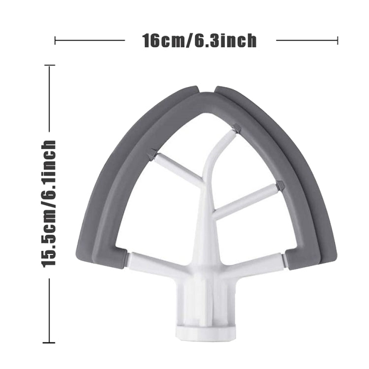 KA-5A For Kitchenaid Tilt-Head Mixers 4.5-5QT Flex Edge Beater With Flexible Silicone Edges, Flex Edge Beater 5A