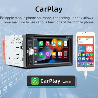 6.2 inch Bluetooth AUX Mobile Phone Interconnection USB Interface Car DVD