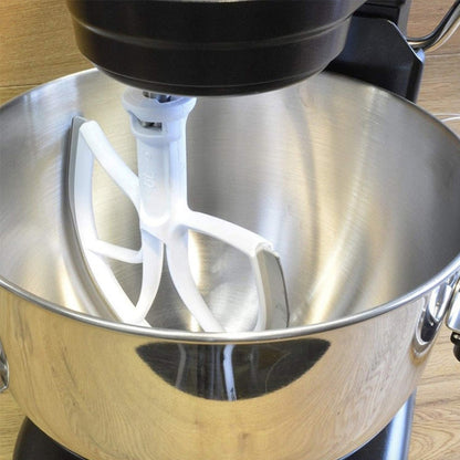 KA-6B For KitchenAid 6-Quart Bowl Lift Stand Mixer Plastic Flat Beater Paddle with Silicone Edges, KA-6B