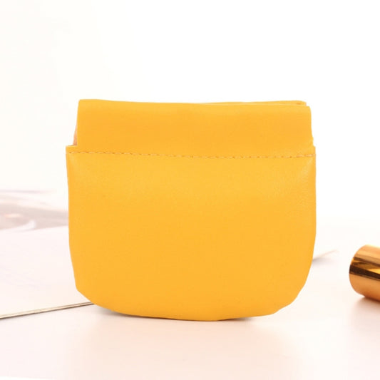 Étui à Rouge à Lèvres Portable en PU, Mini Porte-Monnaie, Sac pour Écouteurs, Jaune, Rose, Bleu Clair, Gris Clair, Noir