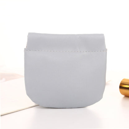 Portable Lipstick PU Case Mini Coin Cases Headphones Bag, Yellow, Pink, Light Blue, Light Grey, Black