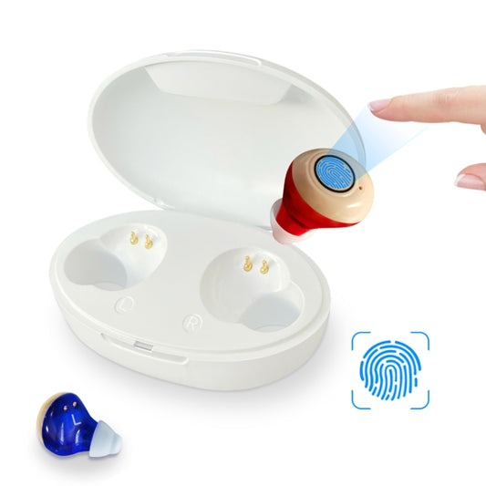 Z-300 TWS Rechargeable Sound Amplifier Deaf Hearing Aids, Z-300 Red Blue