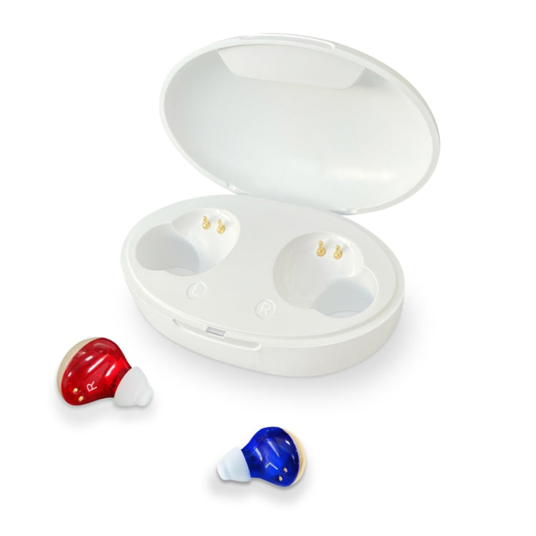 Z-300 TWS Rechargeable Sound Amplifier Deaf Hearing Aids, Z-300 Red Blue