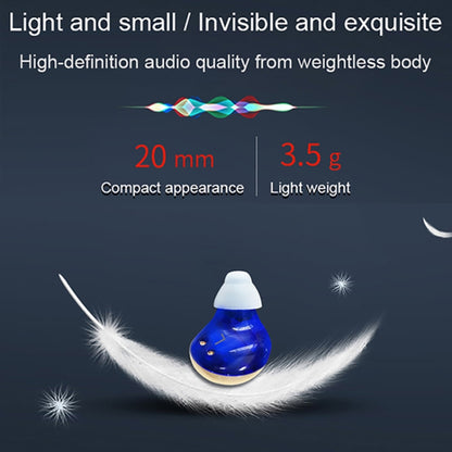 Z-300 TWS Rechargeable Sound Amplifier Deaf Hearing Aids, Z-300 Red Blue