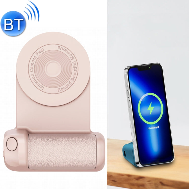 BBC-8 3 In1 Magnetic Absorption Wireless Charging Phone Stand Bluetooth Handheld Selfie Stick, Style:, Upgrade Model