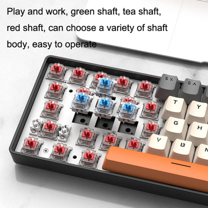 ZIYOU LANG T8 68 Keys RGB Gaming Mechanical Keyboard, Cable Length: 1.5m, Style:, T8 Water Green Version Green Shaft, T8 Water Green Version Red Shaft, T8 Bee Version Green Shaft, T8 Bee Version Red Shaft, T8 Gundam Version Green Shaft                 ...