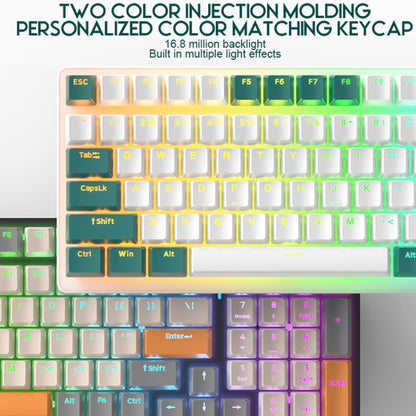 ZIYOU LANG  K3 100 Keys Game Glowing Wired Mechanical Keyboard, Cable Length: 1.5m, Style:, K3 Water Green Version Green Axis, K3  Water Green Version Red Axis, K3 Bee Version Red Axis, K3 Micro Light Hot Plug Version Red Axis                          ...