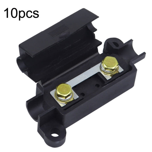 10pcs Small Fork Bolt Fuse Block Car Air Conditioning All The Way Fuse Box Fuse Holder, 10pcs Fuse Holder
