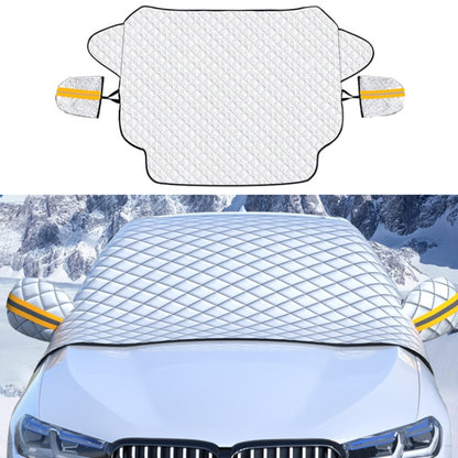 SUITU R-3945 Car Winter Front Glass Snow Shield Defrost Sunshade Thickened Car Clothing, Style:, Non-magnet Clip Door, Non-magnet With Earmuffs, 5 Magnets With Earmuffs, Non-magnet Three Layers Thickened, 12 Magnets Three Layers Thickened              ...