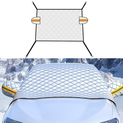 SUITU R-3945 Car Winter Front Glass Snow Shield Defrost Sunshade Thickened Car Clothing, Style:, Non-magnet Clip Door, Non-magnet With Earmuffs, 5 Magnets With Earmuffs, Non-magnet Three Layers Thickened, 12 Magnets Three Layers Thickened              ...