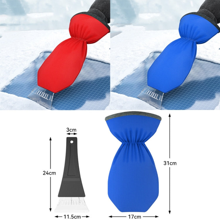 SUITU R-3140 Winter Automotive Glass With Gloves Snow Scraping and Defrosting Tools, 5pcs SUITU R-3140 Red, 5pcs SUITU R-3140 Blue