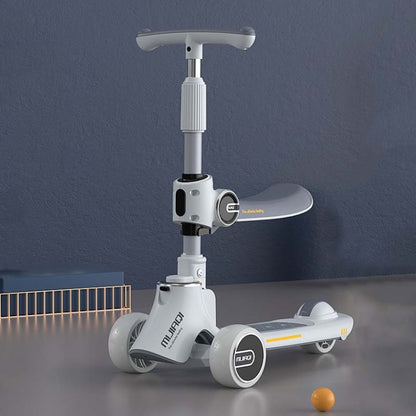 MIJIAQI 01 3-in-1 Multifunktionaler faltbarer Kinderroller mit Musik und Lichtern, Spezifikationen:, Weißer Sitz, Grauer Sitz, Pinker Sitz, Blauer Sitz, Weiß, Grau, Pink, Blau