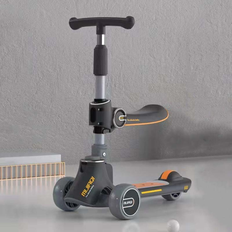 MIJIAQI 01 3-in-1 Multifunktionaler faltbarer Kinderroller mit Musik und Lichtern, Spezifikationen:, Weißer Sitz, Grauer Sitz, Pinker Sitz, Blauer Sitz, Weiß, Grau, Pink, Blau