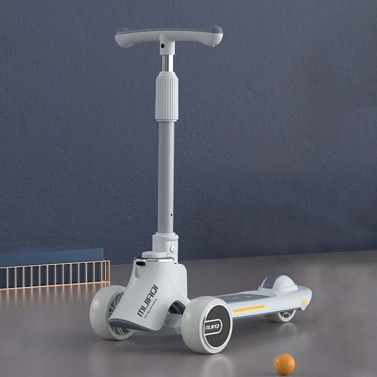 MIJIAQI 01 3-in-1 Multifunktionaler faltbarer Kinderroller mit Musik und Lichtern, Spezifikationen:, Weißer Sitz, Grauer Sitz, Pinker Sitz, Blauer Sitz, Weiß, Grau, Pink, Blau