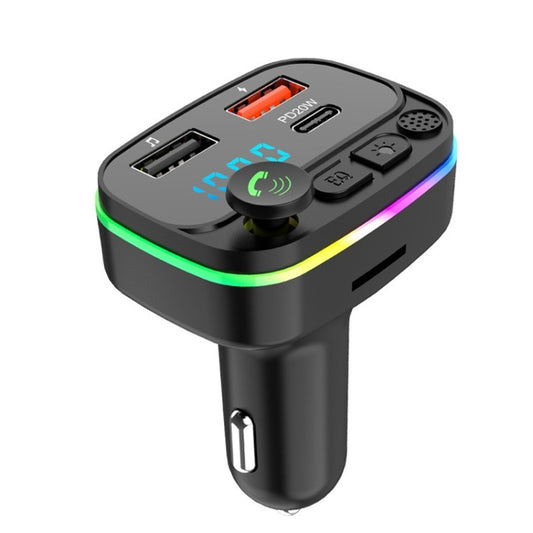 Lecteur MP3 Bluetooth mains libres pour voiture, transmetteur FM pour voiture, chargement rapide P3-PD, P4-QC3.0